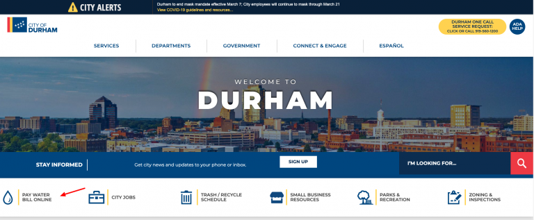 durham county water bill pay